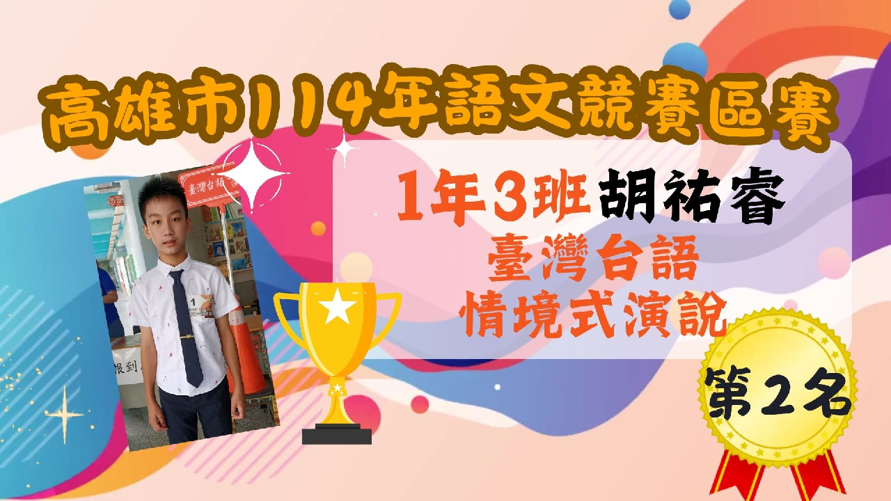 114年高雄市分區語文競賽